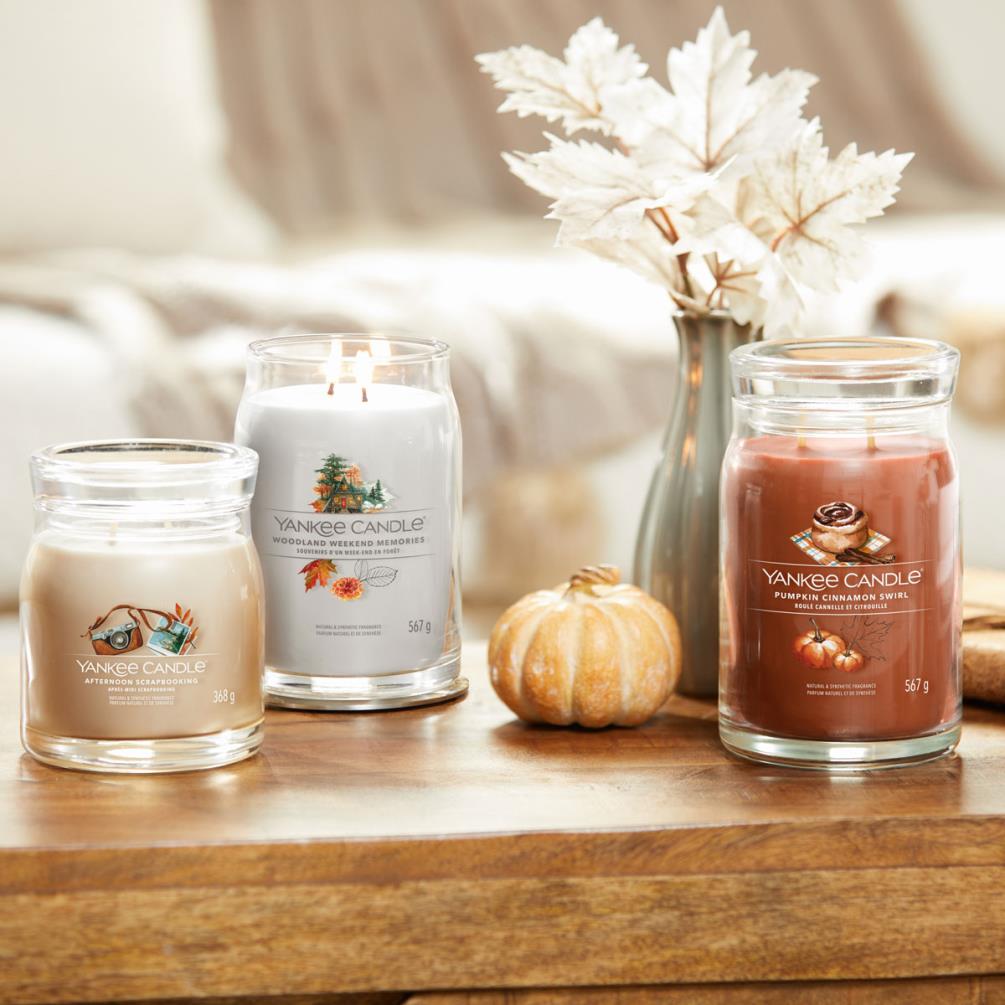 Yankee Candle Pumpkin Cinnamon Swirl Large Jar Extra Image 1